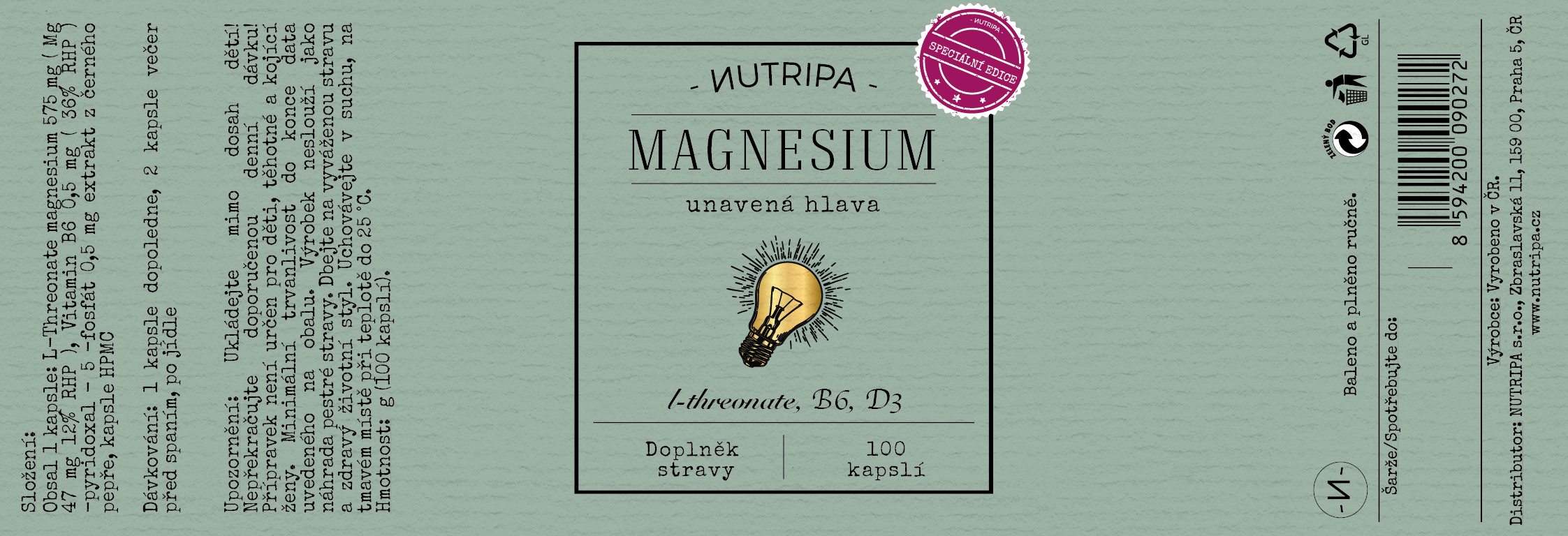 Nutripa Magnesium L Threonate